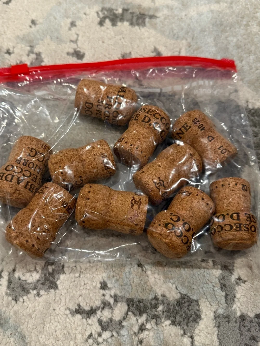 Lot of 10 used Prosecco corks